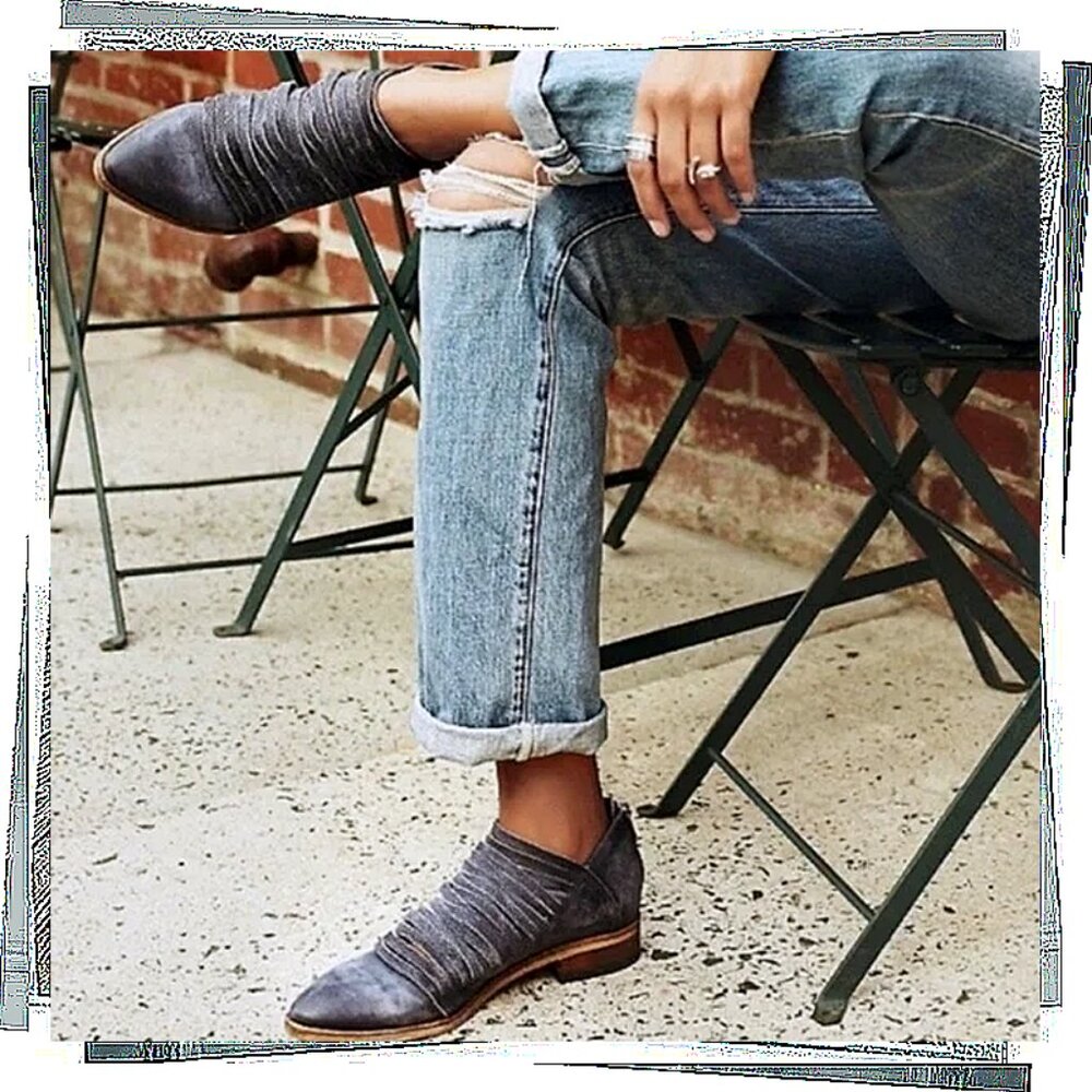 Vintage 2014 Black "Lost Valley" Ankle Boots (36) by Lavoraxione Artigianale